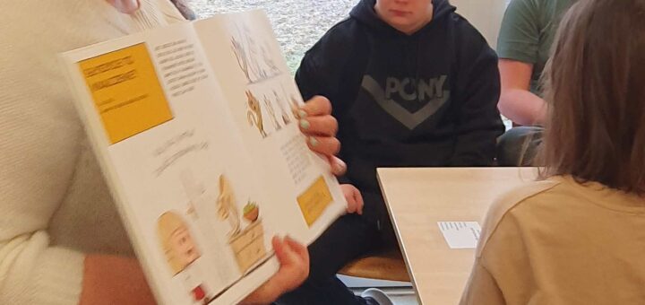 prezentacja książek na zajęciach